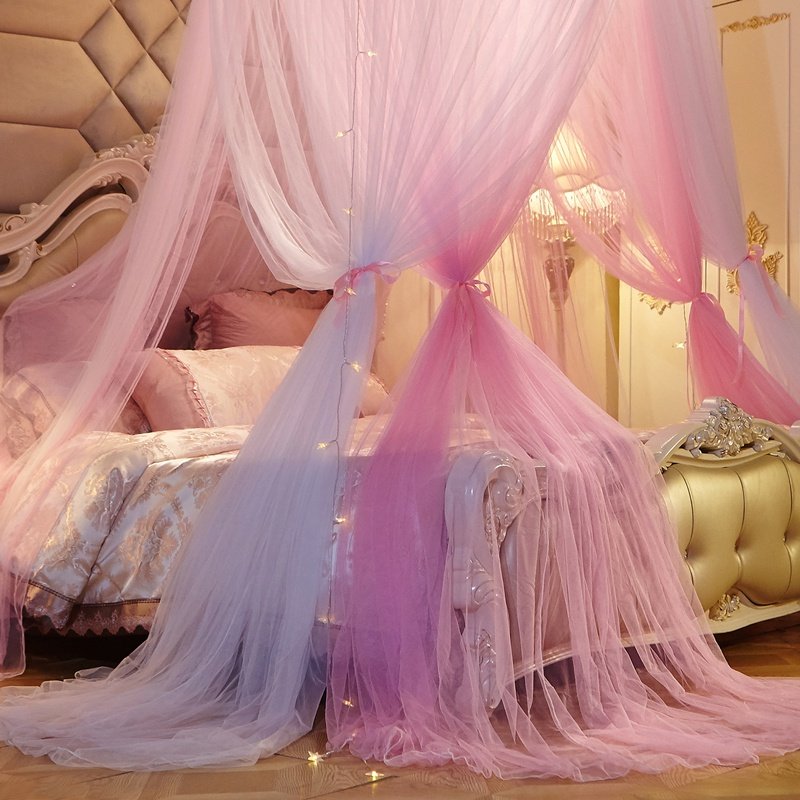 网红蚊帐ins欧式吊顶儿童女孩公主2021年新款蚊帐