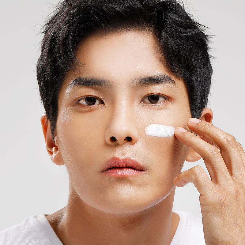 韩国mip男士遮瑕霜素颜霜亮白遮瑕补水保湿乳液自然色面霜懒人霜