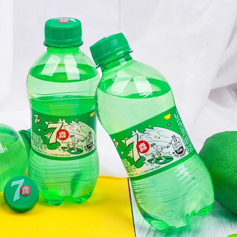 pepsi百事可乐碳酸汽水300ml6瓶无糖可乐七喜美年达碳酸饮料