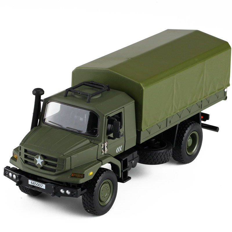 军事越野运输卡车战术运兵车仿真合金开门汽车模型车模