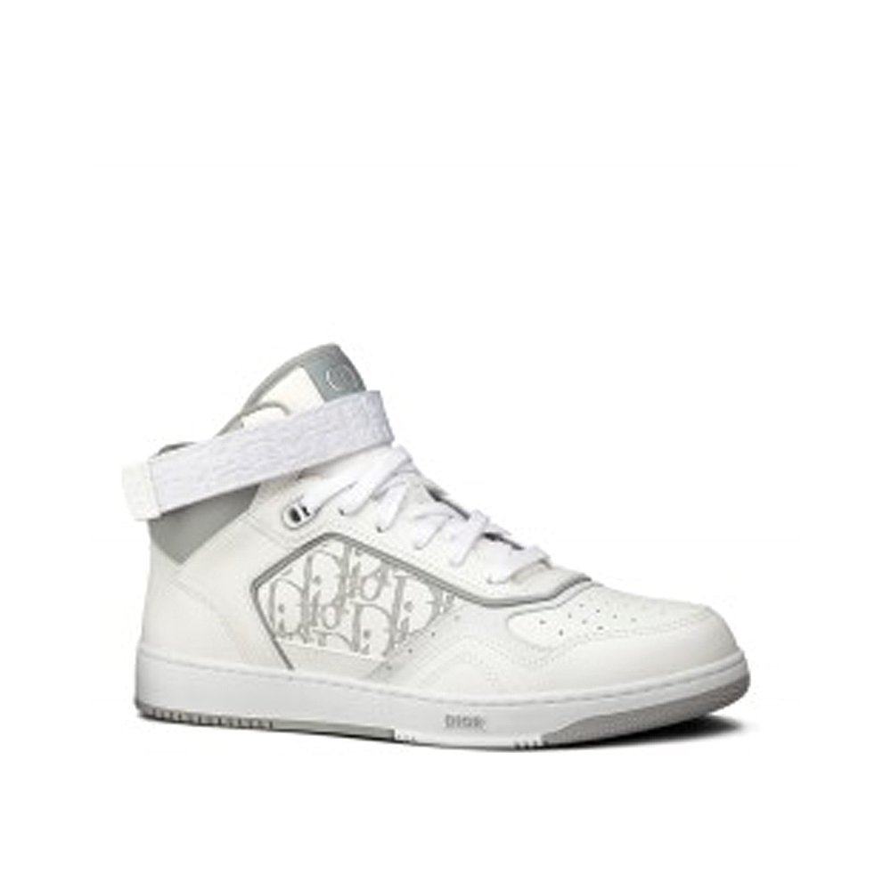 香港直发diorhomme男士拼色小牛牛皮高帮运动鞋时尚休闲鞋