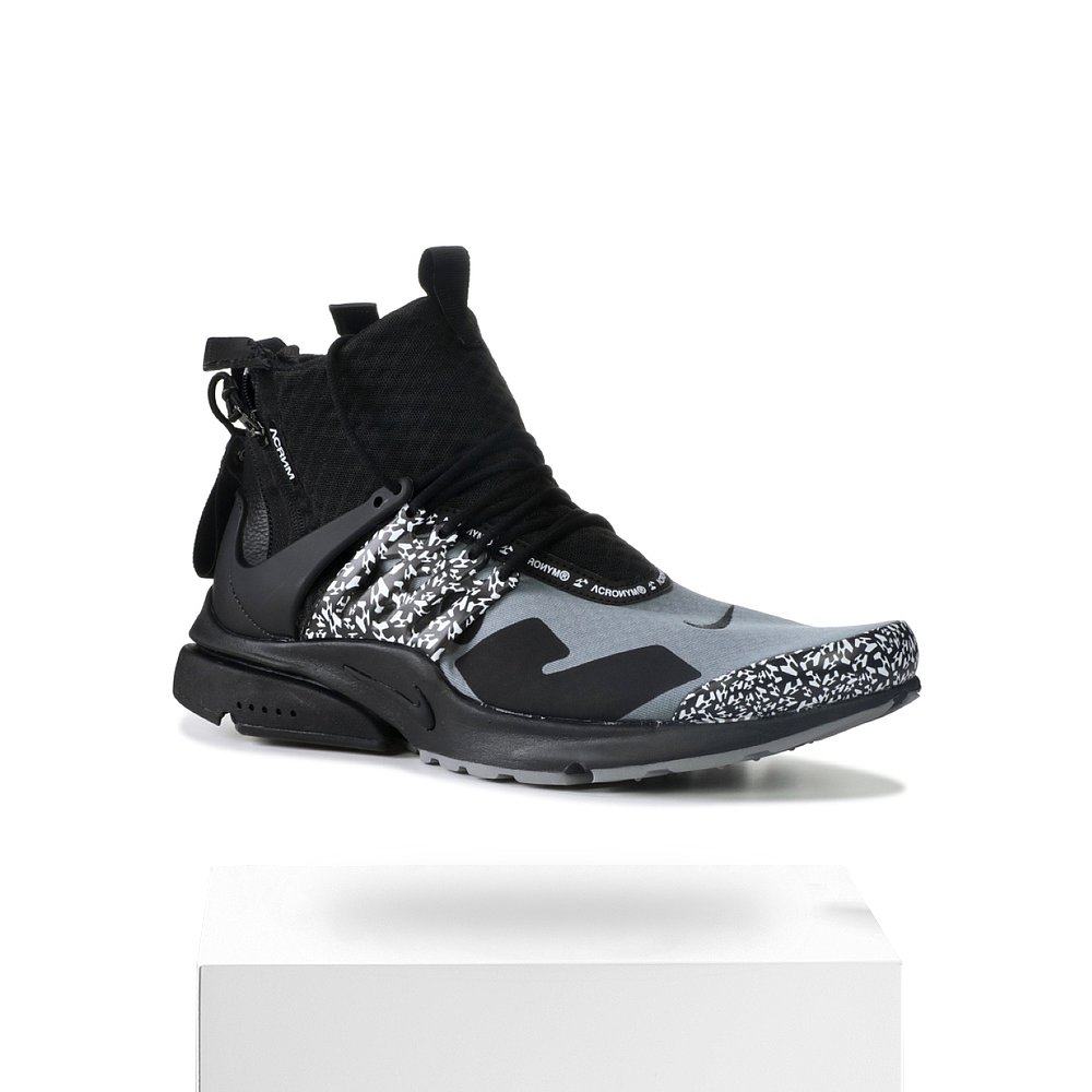 美国直邮nike耐克acronym联名机能灰色拉链袜套跑步鞋