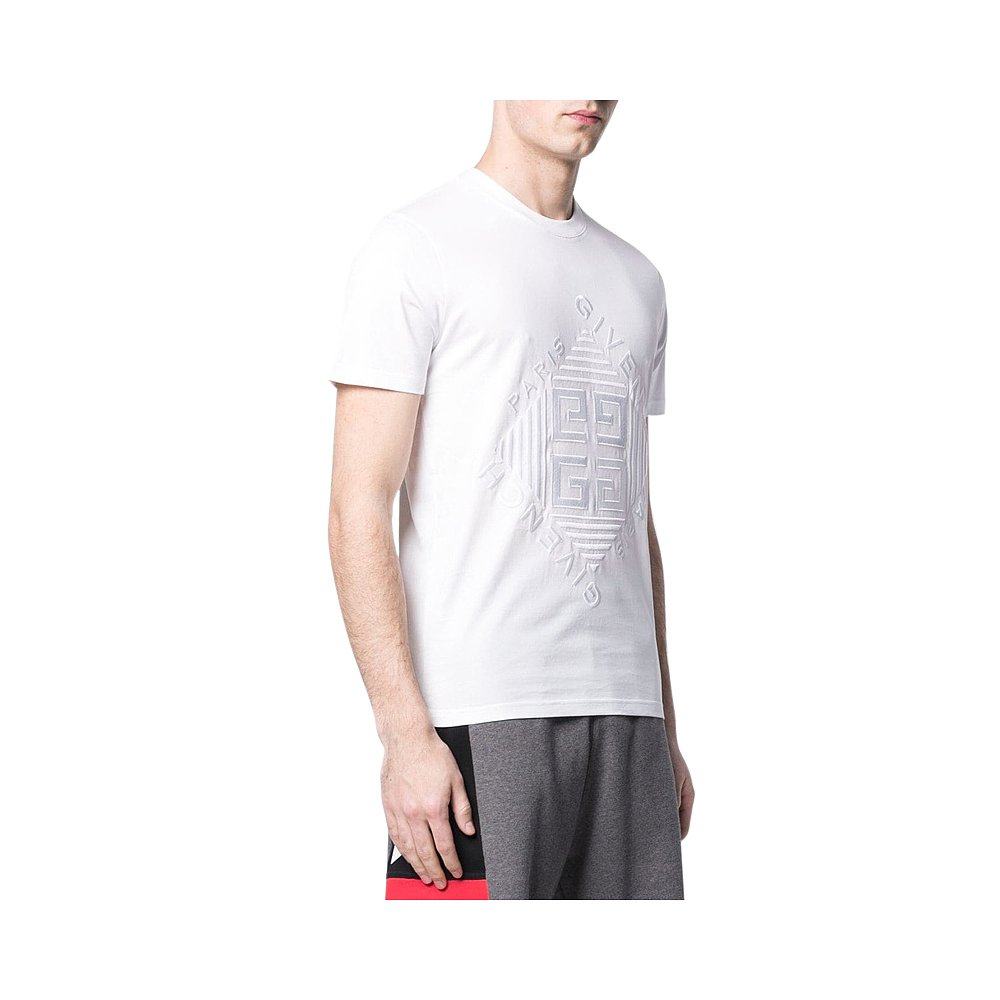 香港直发givenchy纪梵希男士印花修身圆领短袖bm70lt3002t恤