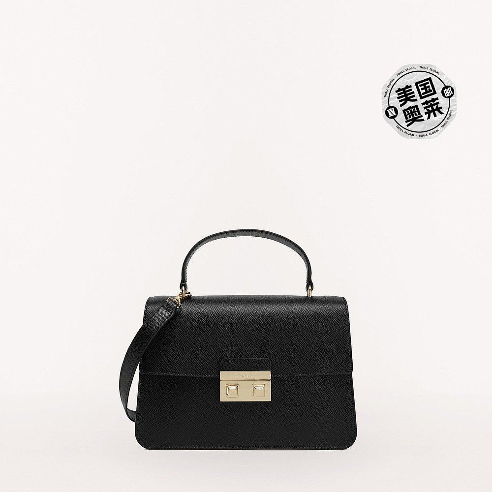 furlabella手提包黑色美国奥莱直发托特包