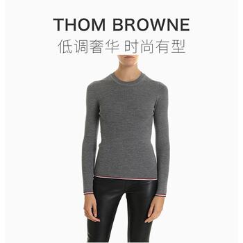 ຜົມຊື່ຮົງກົງ Thom Browne Thom Brown women's pullover striped round neck FKA233A 00014 055