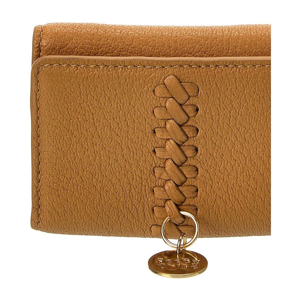 seebychloehana皮革钱包棕色美国奥莱直发