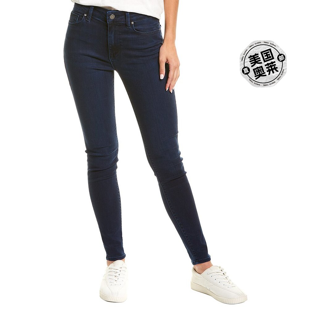 fidelitydenimgwenregal短款牛仔裤蓝色美国奥莱直发牛仔裤