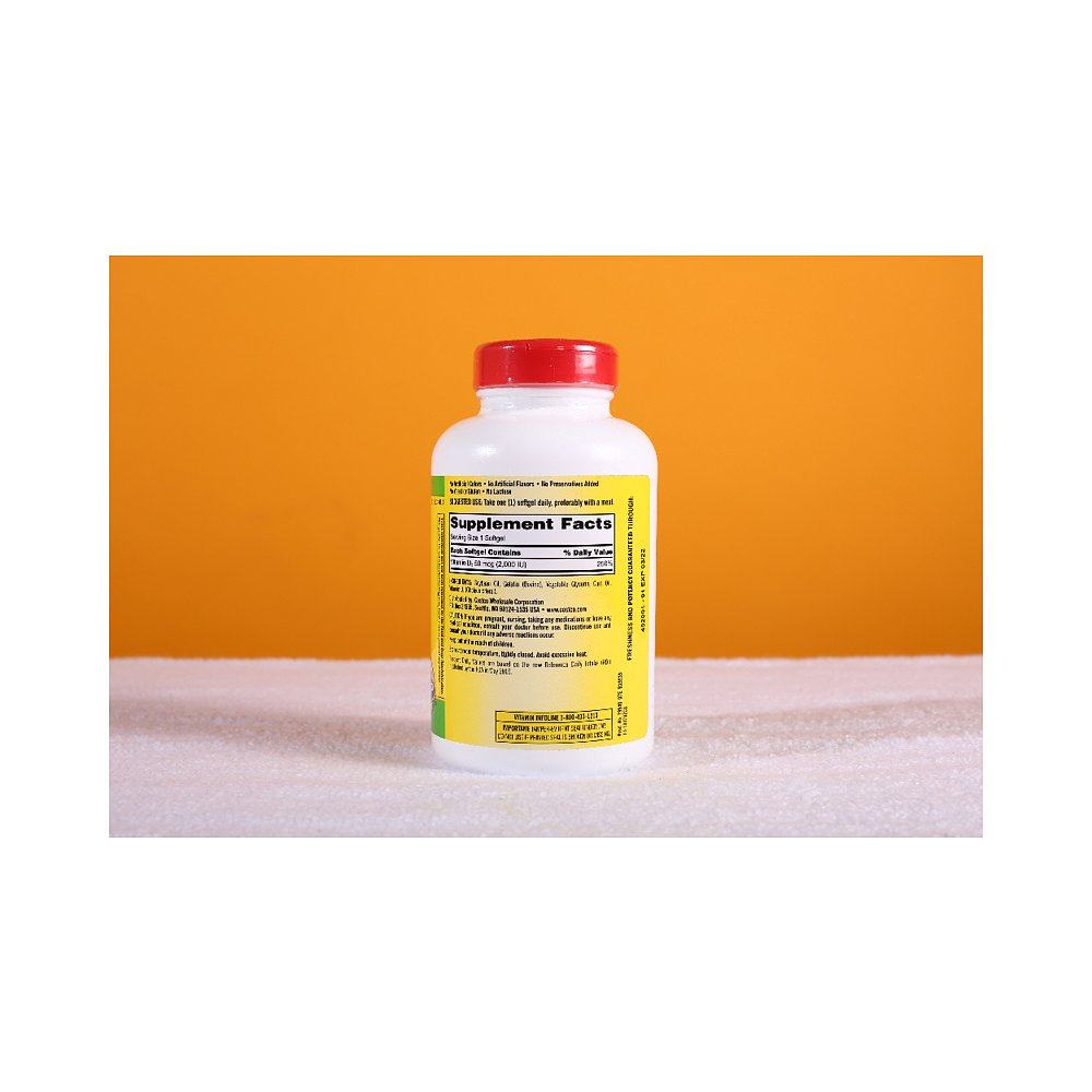 美国直邮kirkland柯克克兰维生素d3成人中老年vd3维生素d