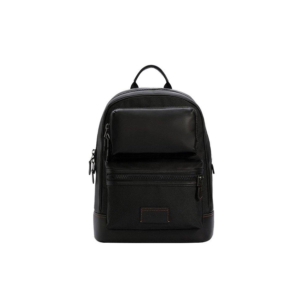 美国直邮coach蔻驰rider系列男士黑色双肩包背包双肩背包