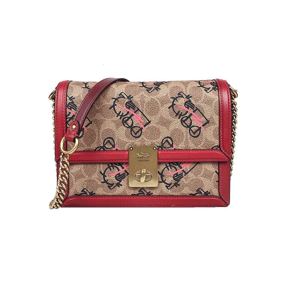 香港直发coach蔻驰专柜广煜限定女士单肩斜挎通用款女包