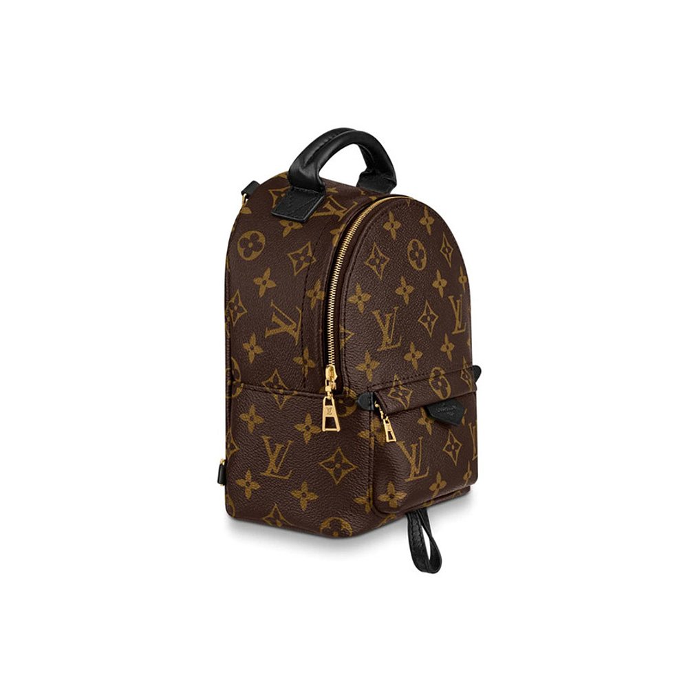 香港直邮lv路易威登女士包袋经典老花帆布迷你双肩背包