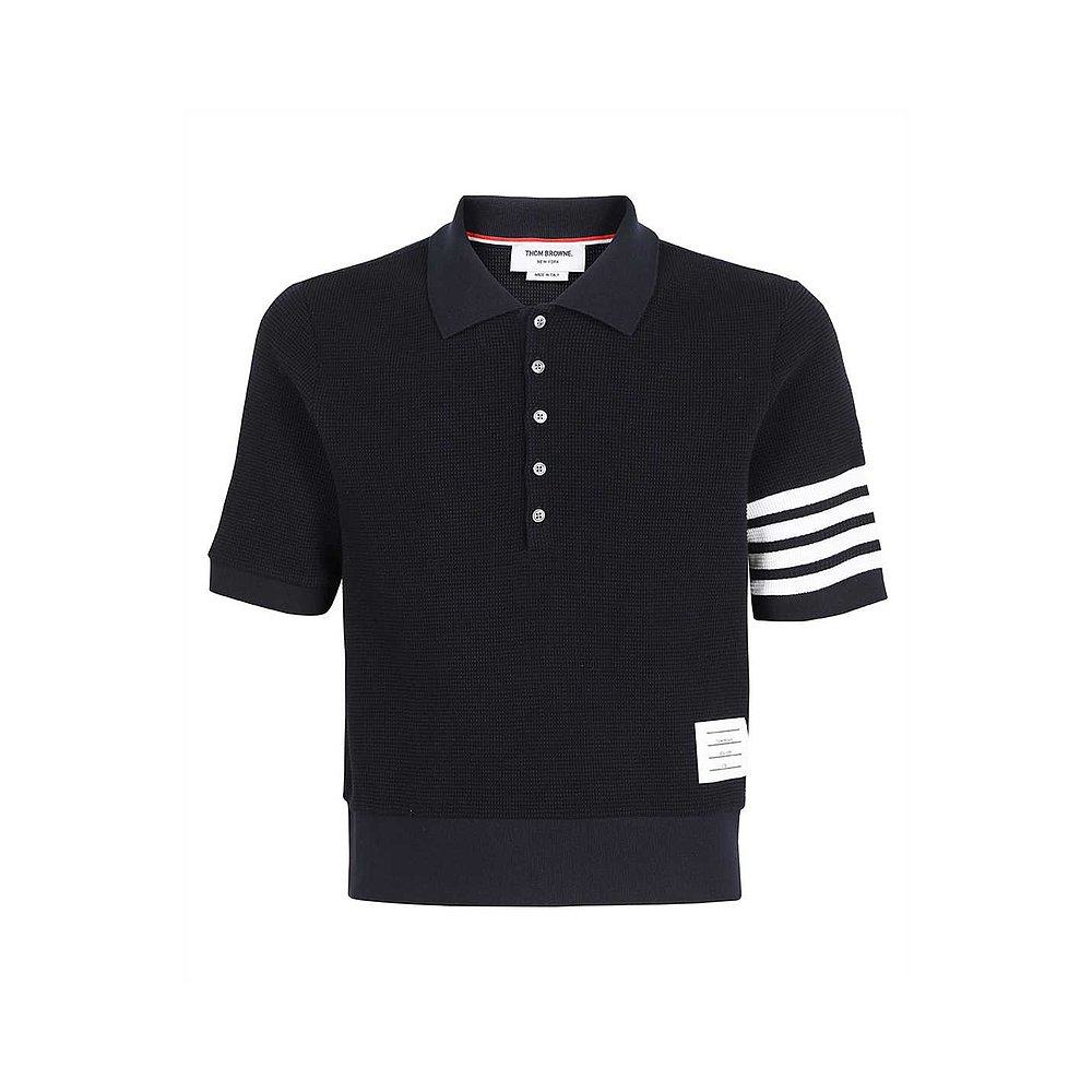 香港直发thombrowne汤姆布朗男士蓝色舒适柔软t恤