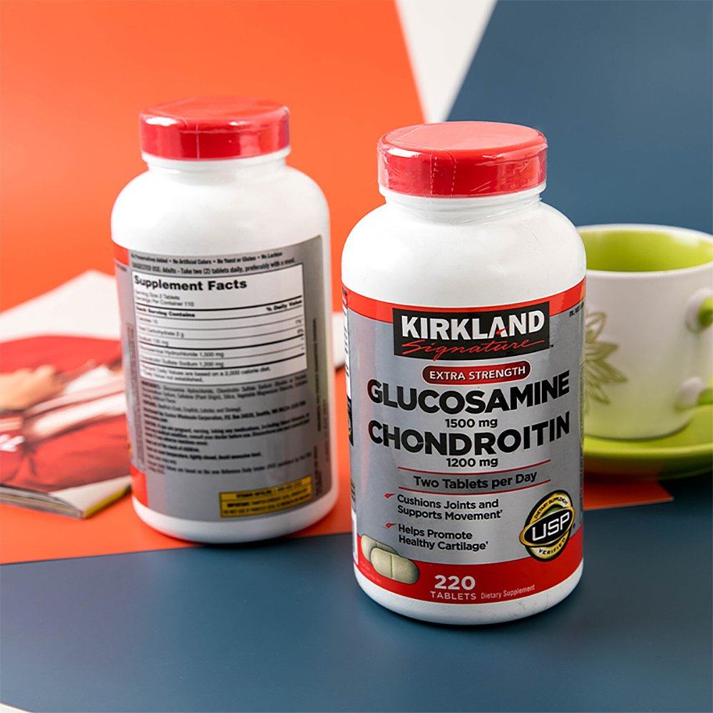 美国直邮kirkland柯克克兰氨基酸葡萄糖骨力软骨素220粒保健食品