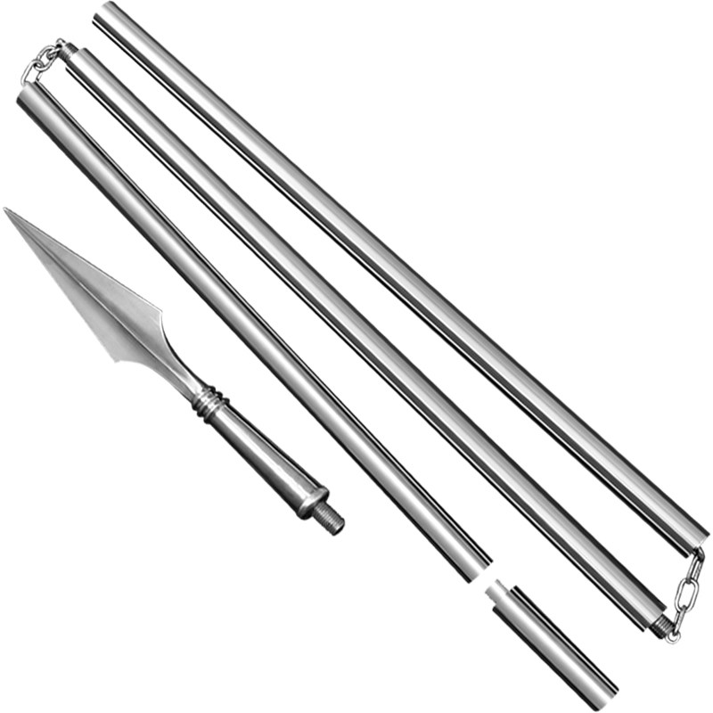 三节不锈钢组合链枪可拆卸武术长枪红缨枪长棍未开更多武术装备