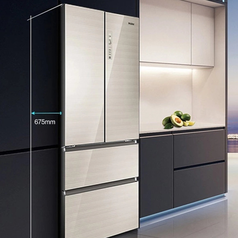 haier海尔bcd-449wdco法式多门冰箱风冷无霜变频静音厨房冰箱