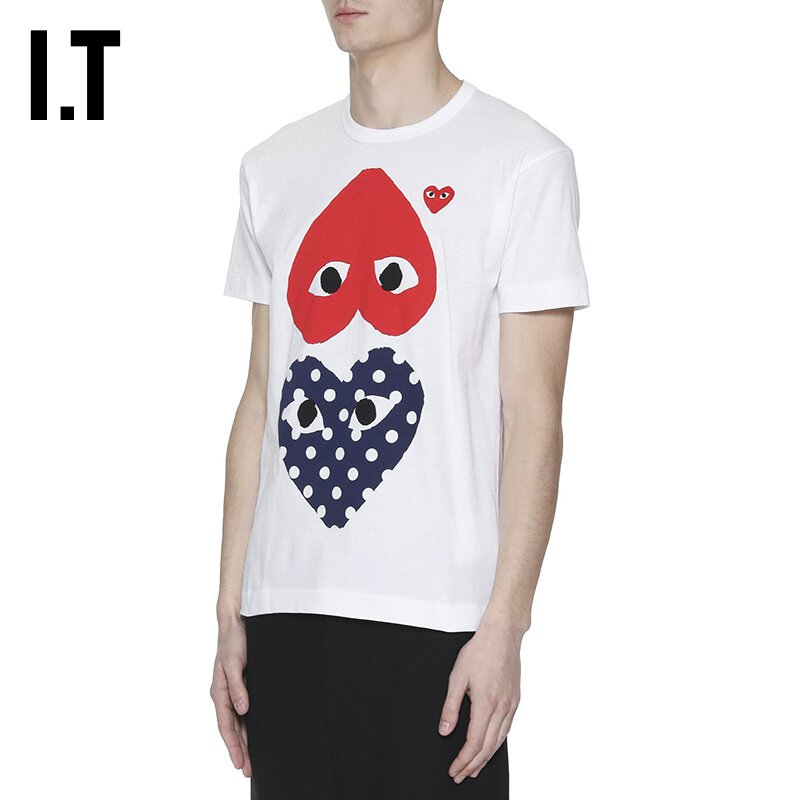 itcdgplaycommedesgarcons川久保玲男装短袖春夏t恤