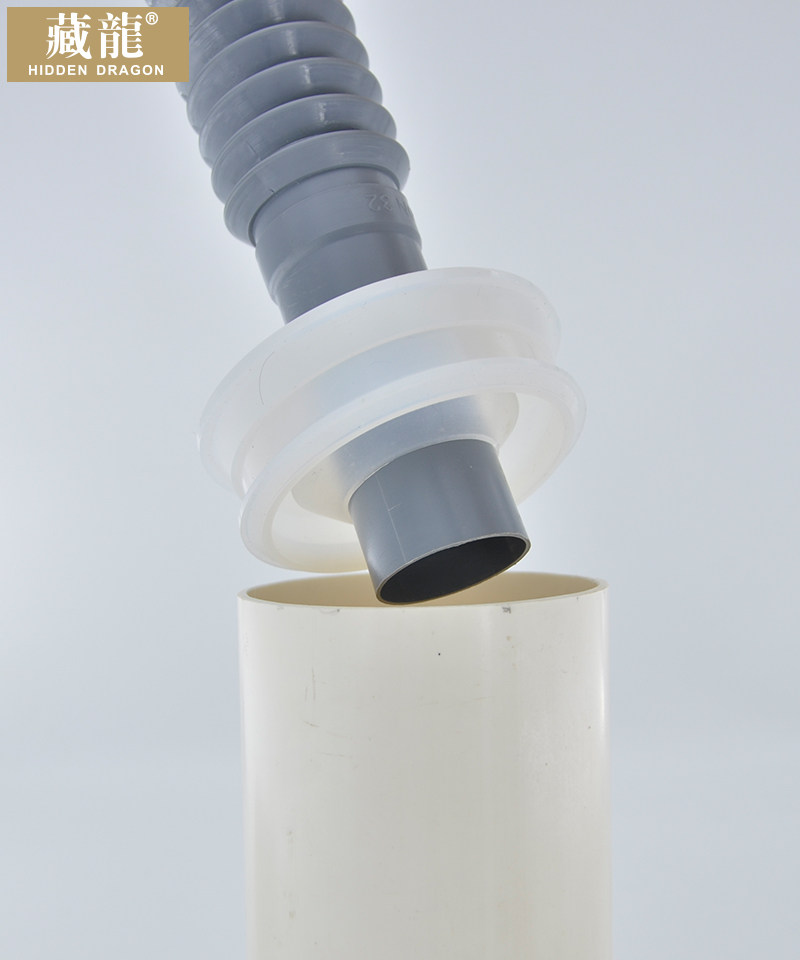 防臭藏龙75pvc管变下水管密封圈洗衣机排水管下水道硅胶其它卫浴配件