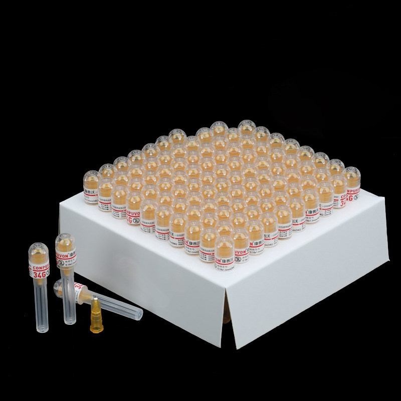 医用34g水光针小针头一次性微针针管注射器无痛医用用具