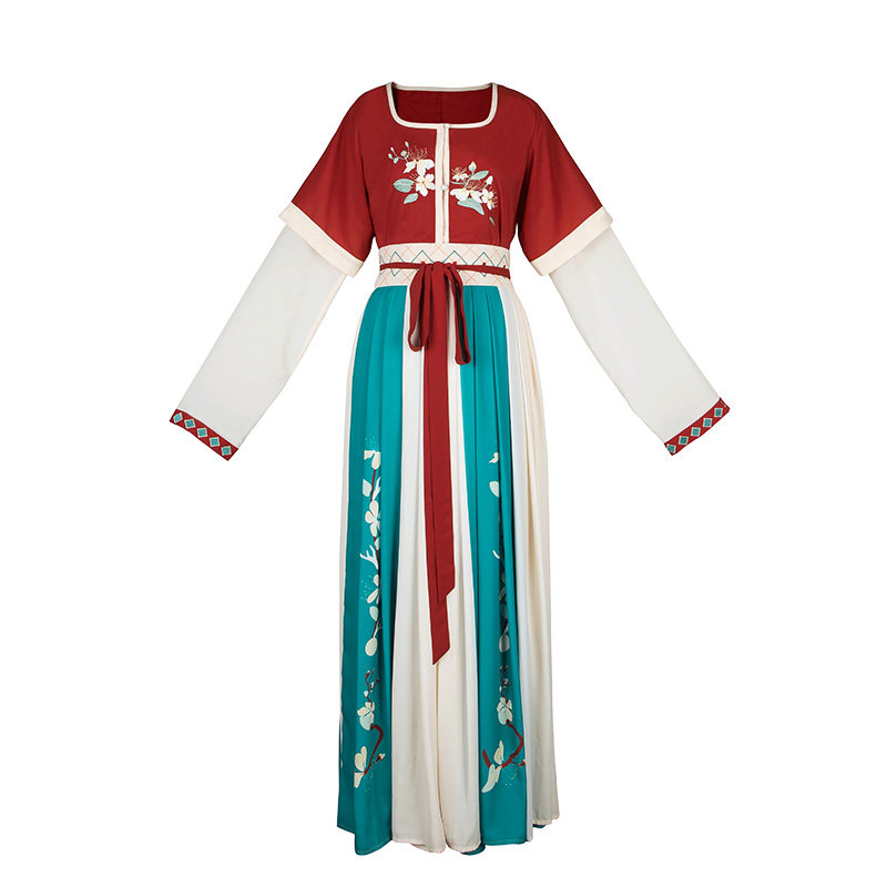 有衣汉服【素秋】明制立领对襟短衫竖领衫女装秋季百迭裙非马面