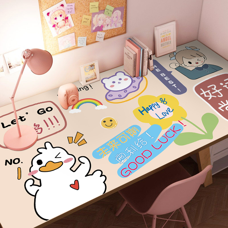 儿童桌面贴纸翻新家具创意小学生书桌桌子改造墙贴
