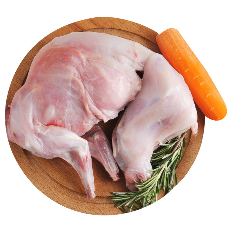 兔肉生鲜冷冻白条兔子去头内脏新鲜农家养家其它生肉制品