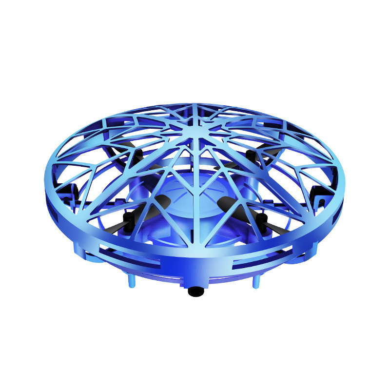 感应悬浮飞碟ufo儿童玩具指尖直升飞机陀螺飞行器亲子电动