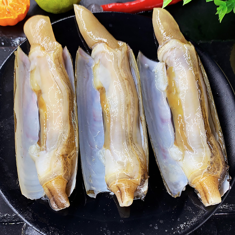 蛏子新鲜现剥蛏子肉鲜活竹节蛏新鲜包邮蛏王肉圣子海鲜非蛏子干