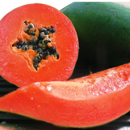 木瓜广东冰糖净重5斤当季青皮红心牛奶包邮木瓜