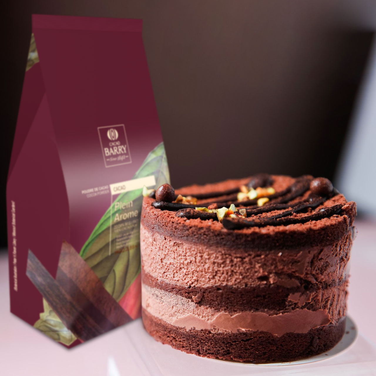 可可百利2号1kg深咖色3号红咖色提拉米苏巧克力烘焙可可