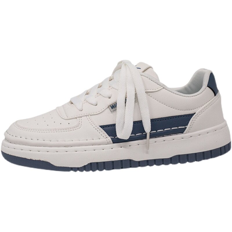 回力德训鞋女厚底小白鞋2022秋季新款奶蓝大头鞋板鞋春秋运动鞋女