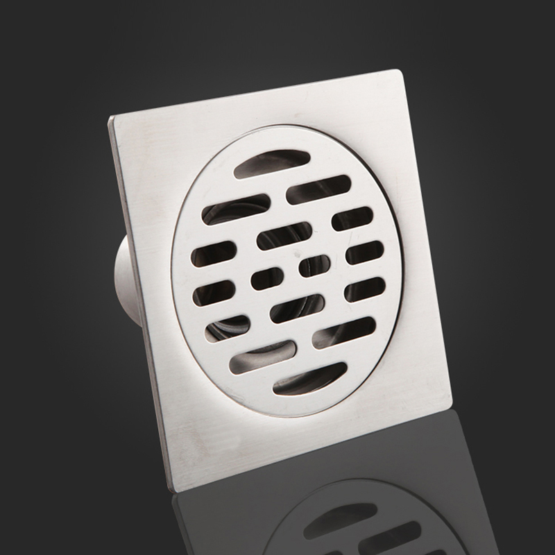 地漏不锈钢盖子加厚圆形盖片防臭卫生间双用洗衣机地漏防臭器