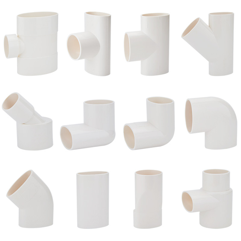 pvc110扁管配件卫生间移位器排水管下水管扁转圆三通伸缩扁管管件