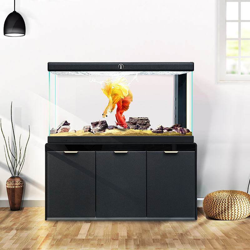 睿美1号鱼缸系列闲云客厅家用办公室中大型屏风桌面缸