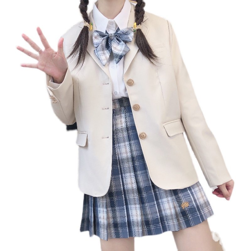 灰调加冕现货包邮蓝格原创jk制服jk