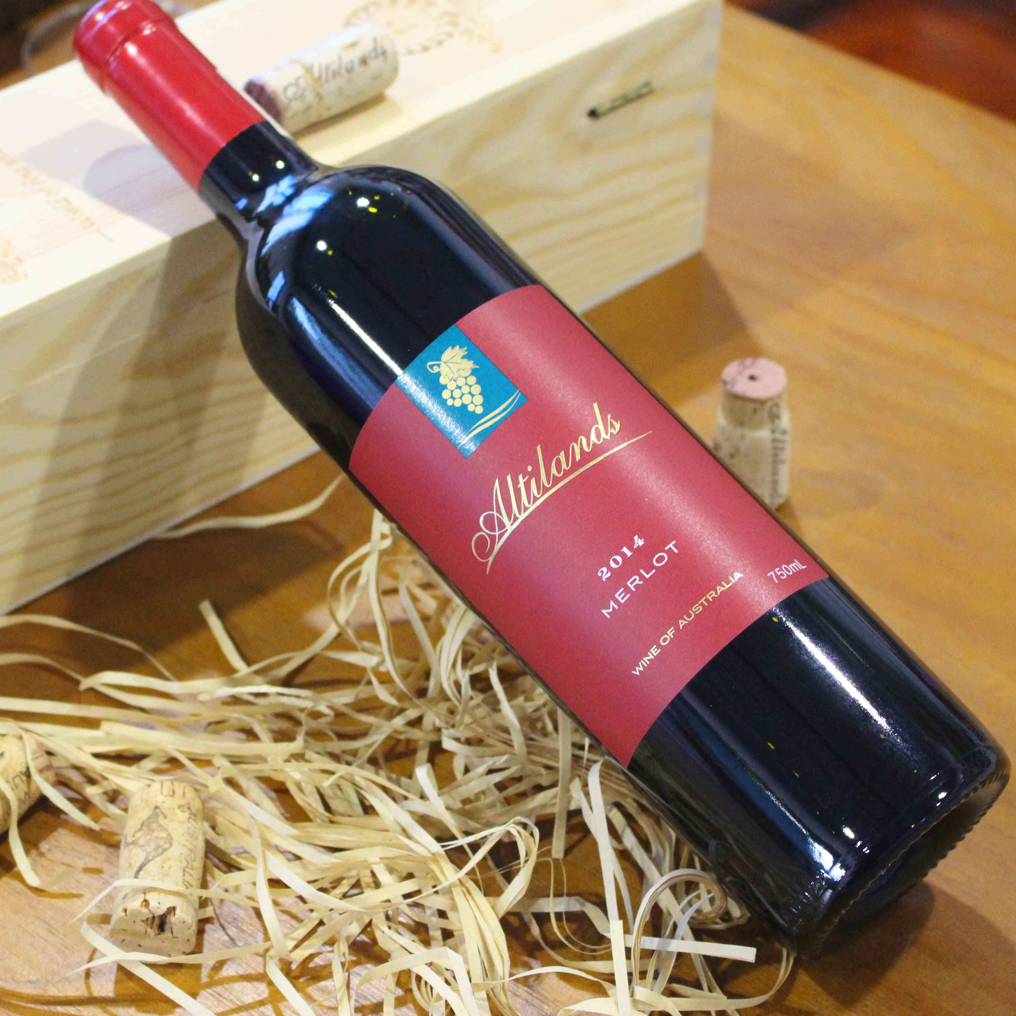 奥蒂兰丝进口葡萄酒澳大利亚原瓶红酒美乐葡萄酒