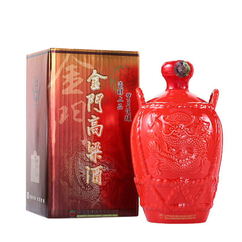 金门高粱酒一公升58度1000ml纯粮食酒陶瓷瓶坛装台湾高粱酒