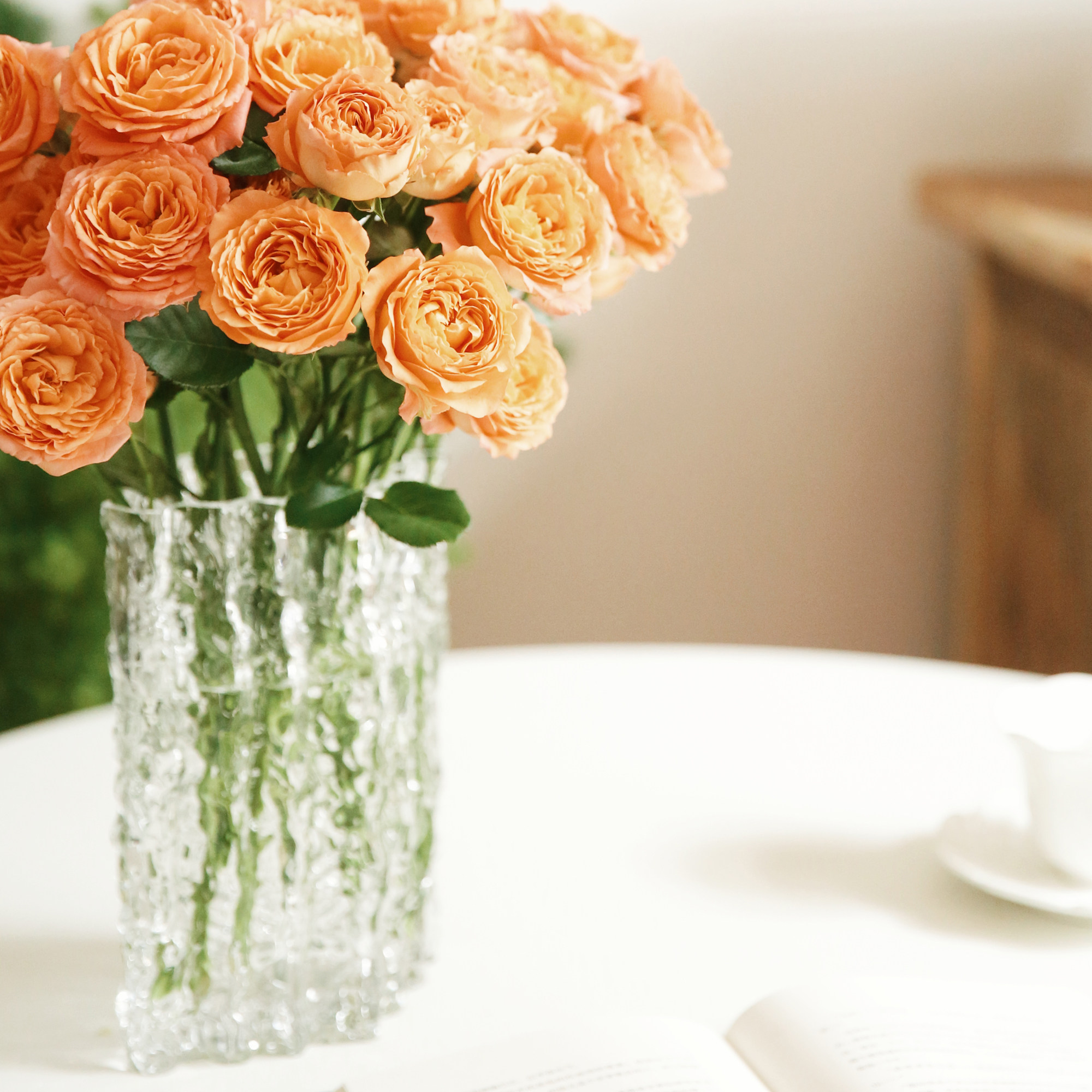 乐作手工轻奢美式插花水养制作手工制flora出口花瓶