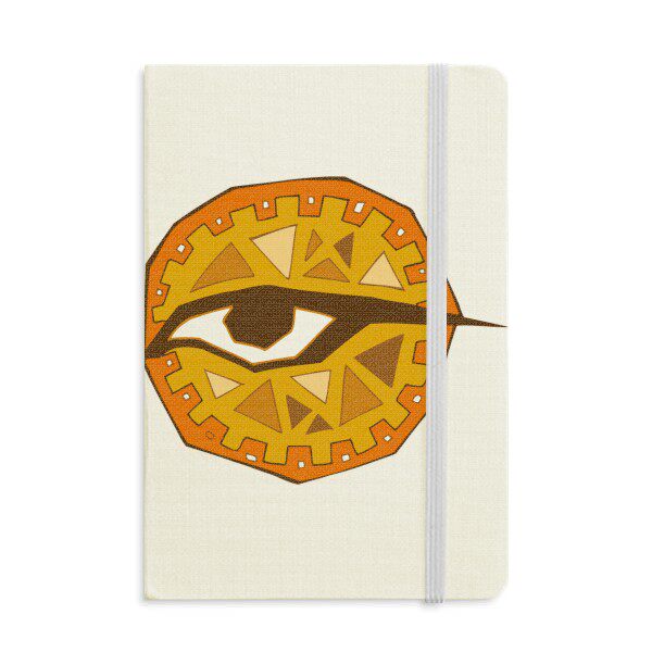 埃及红黄眼睛图腾硬质笔记本办公记事记事本本子笔记本