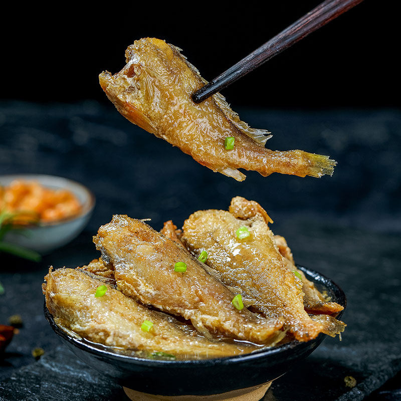 五香黄花鱼罐头海鲜熟食即食罐装香辣下饭饭菜鱼类罐头