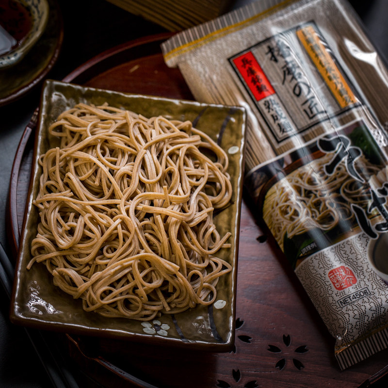 荞麦日本进口播磨之匠播州面条冷面450g2包面条