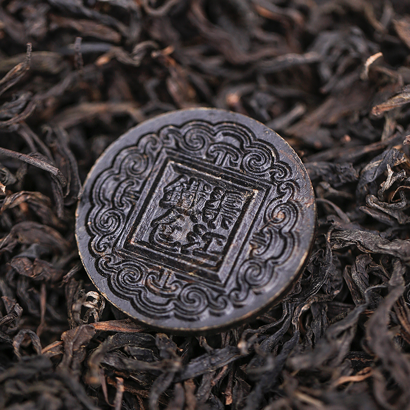 领峰峰山湖南安化茶叶渠江铁色薄片五年陈茶安化黑茶