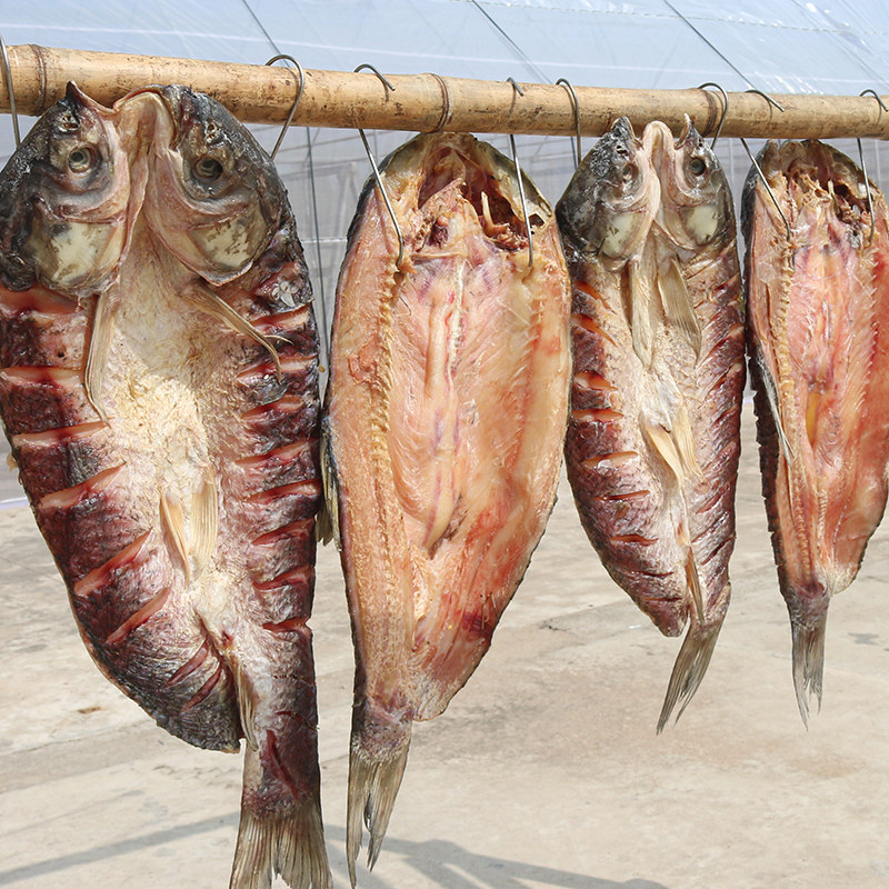 杨蜀黍安徽腊鱼风干腌鱼手工农家腊肉土特产草鱼腌肉