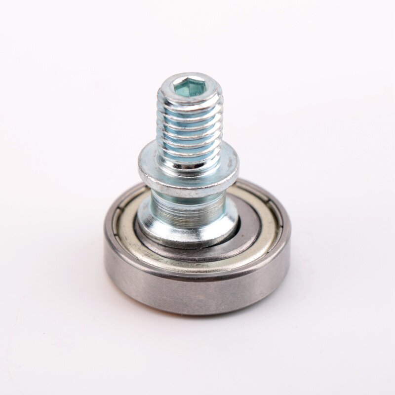 电梯偏心轮带轴k8s8电梯门下轮贝思特挂门轮28mm6001全新