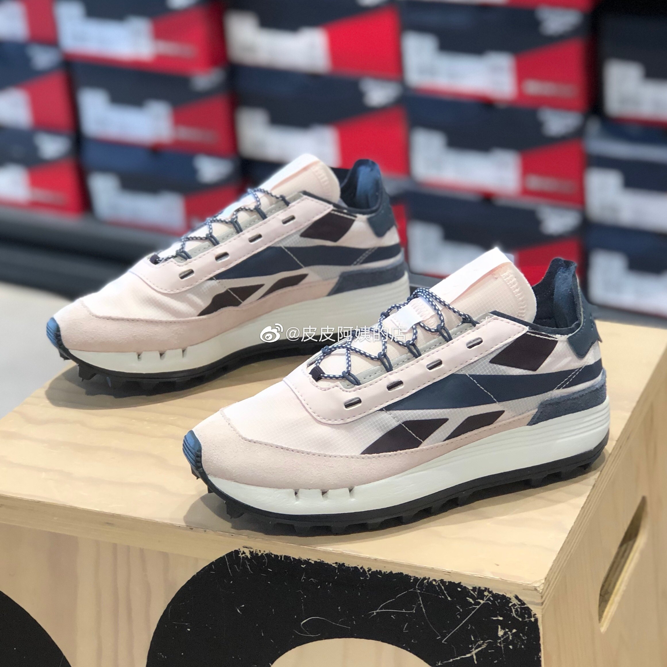 reebok锐步legacy蕾格女子经典百搭厚底复古休闲跑步鞋