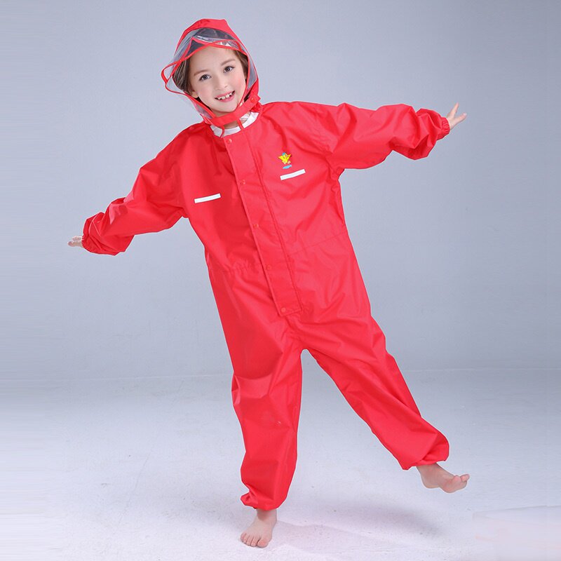 新品儿童防护服重复使用防疫隔离连体全身小孩雨披