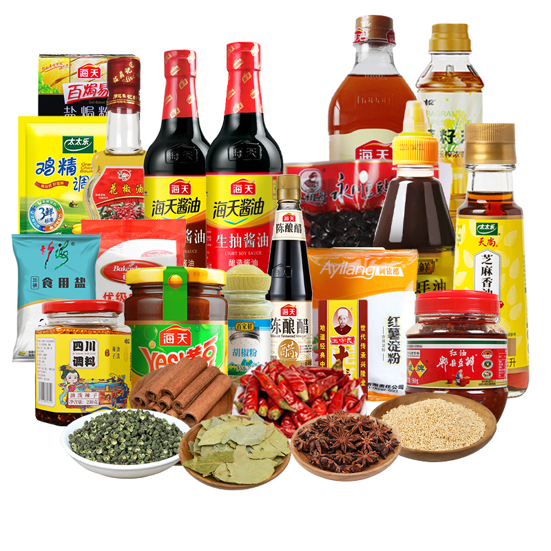 调料组合套装27件厨房家用做菜调味料大全大料酱类调料