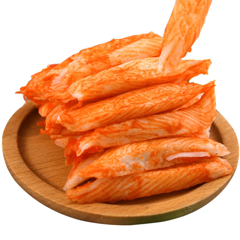 蟹柳即食寿司松叶帝王蟹味泰国进口蟹香鱼柳蟹棒