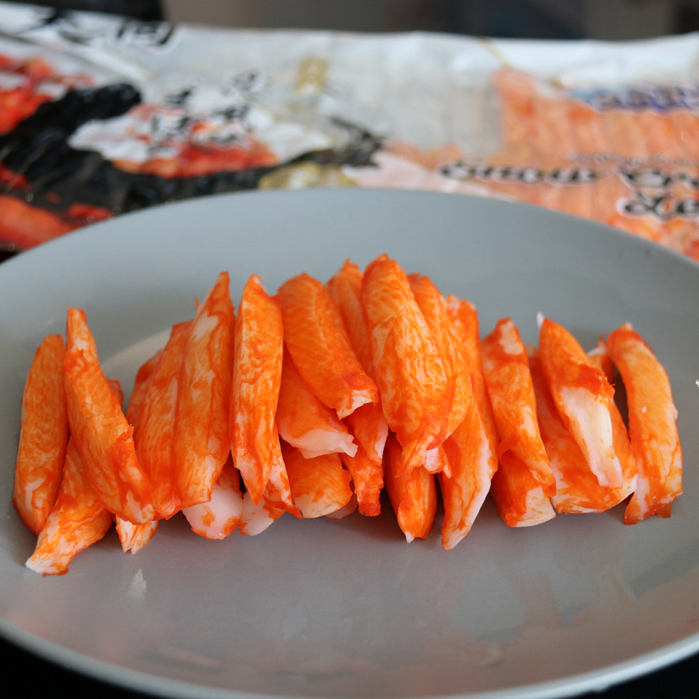 蟹香鱼柳手撕即食刺身寿司泰国进口火锅食材蟹棒