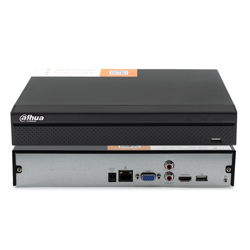 大华4k高清8路nvr硬盘硬盘录像录像机h265监控嵌入式硬盘录像机