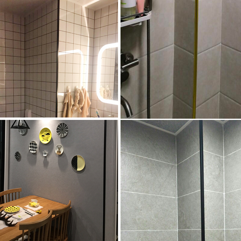 墙角鑫美角瓷砖装饰金属线条7字包边收边条包墙角收边条